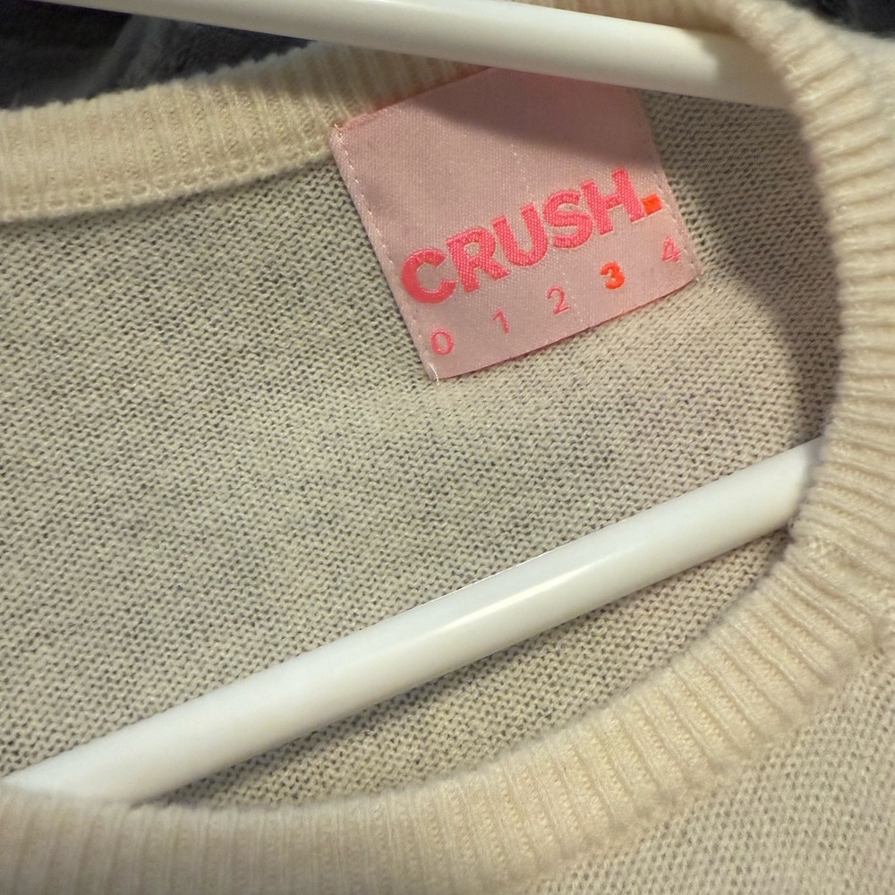 White Cashmere Sweater - Picture 2 of 5